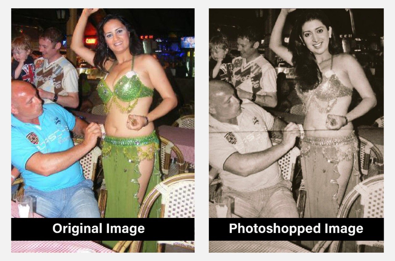 Photo of Smriti Irani in belly dance attire is photoshopped - You Turn